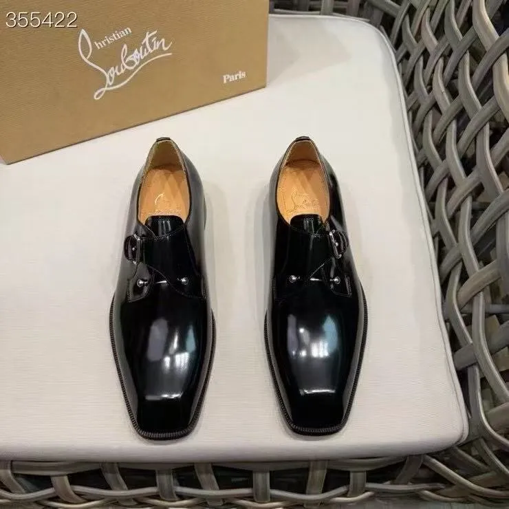 p920💰Men's shoes Christia*.Lobouti*🆑High-end men's business formal leather shoes | Classic red sole shoes | Original imported first-layer cowhide | Iconic rivet decoration | Water-dyed cowhide lining | Italian imported red cowhide outsole | High-end luxury | Perfect interpretation of fashion, sunshine, style, suitable for various occasions Size: 39-44 (customized at 38.45.46)